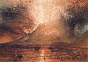 J.M.W. Turner Mount Vesuvius in Eruption painting